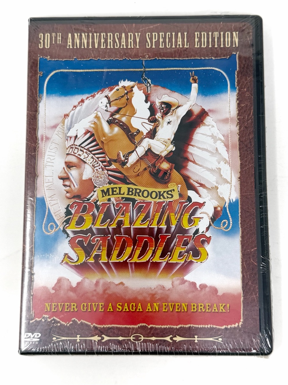 Blazing Saddles DVD 30th Anniversary Special Edition Sealed Brown and Blue